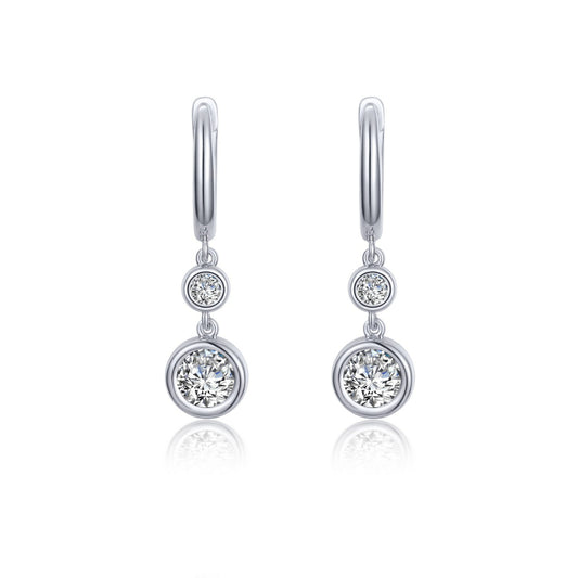 Lafonn Bezel-Set Drop Earrings