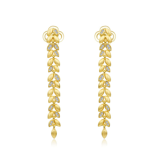 Lafonn Cluster Leaves Earrings