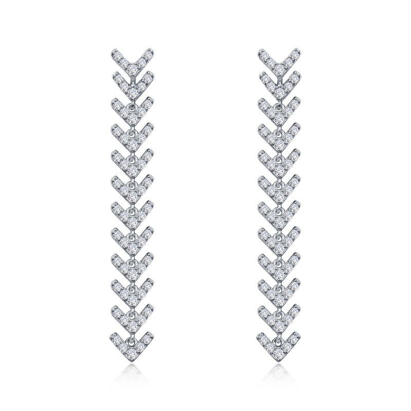 Lafonn Fancy Fishbone Earrings