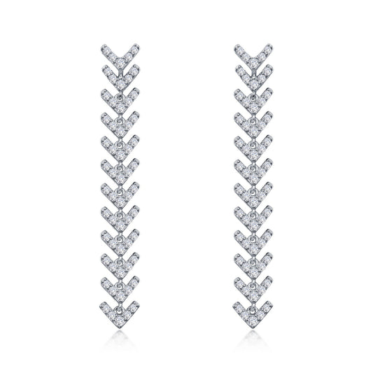 Lafonn Fancy Fishbone Earrings