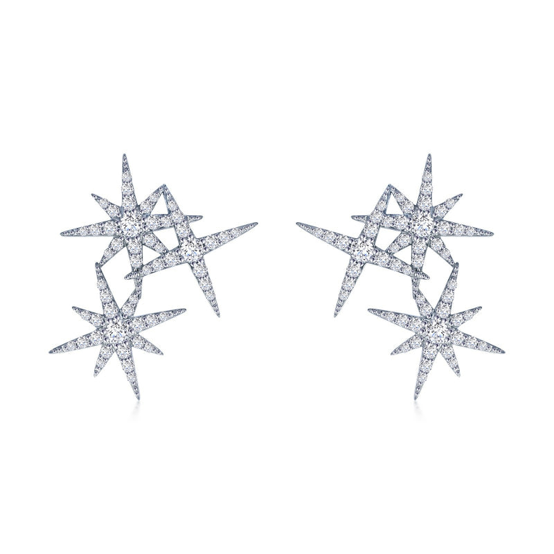 Lafonn Star Cluster Stud Earrings
