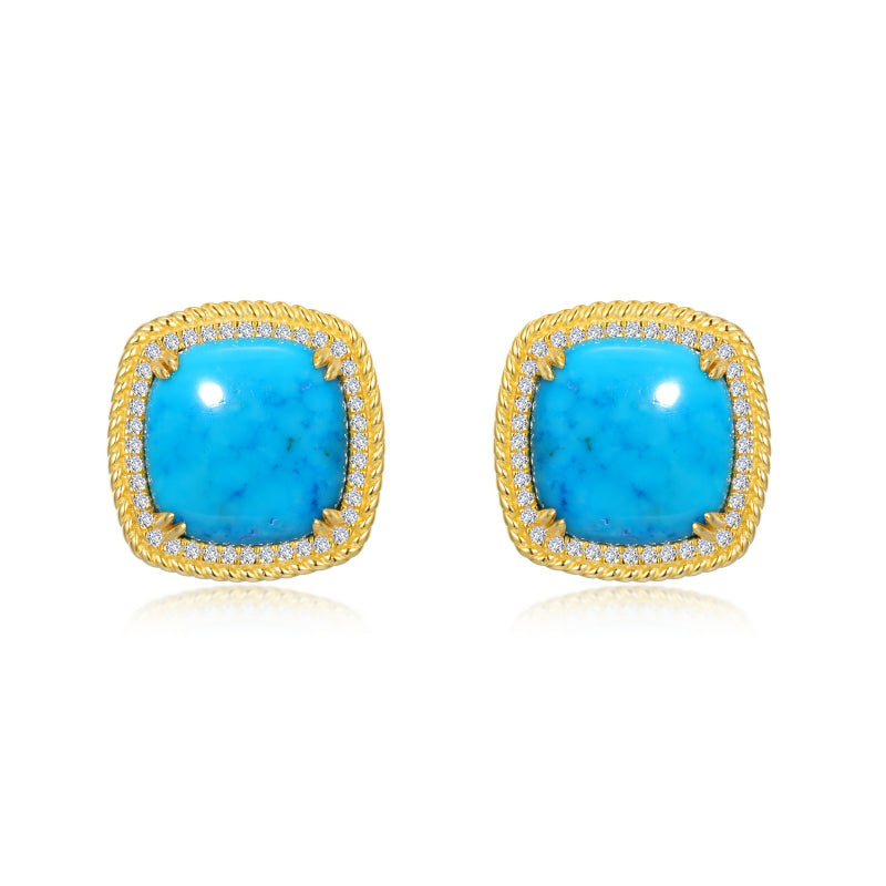 Lafonn Blue Halo Earrings