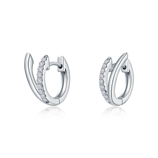 Lafonn V-Shaped Hugge Earrings