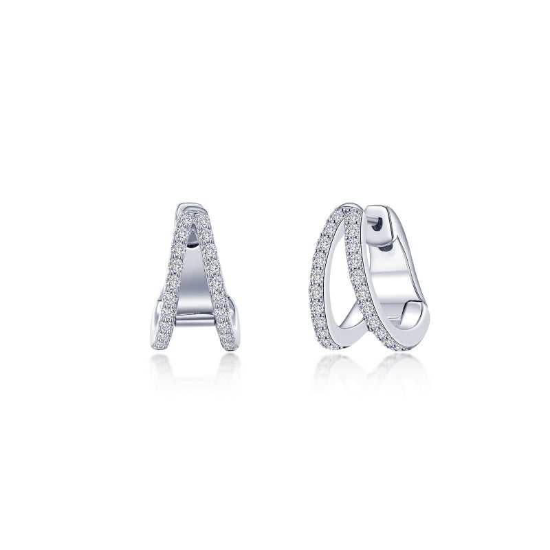 Lafonn Split Huggie Earrings