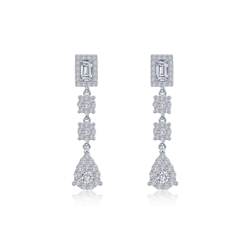 Lafonn Exquisite Linear Drop Earrings