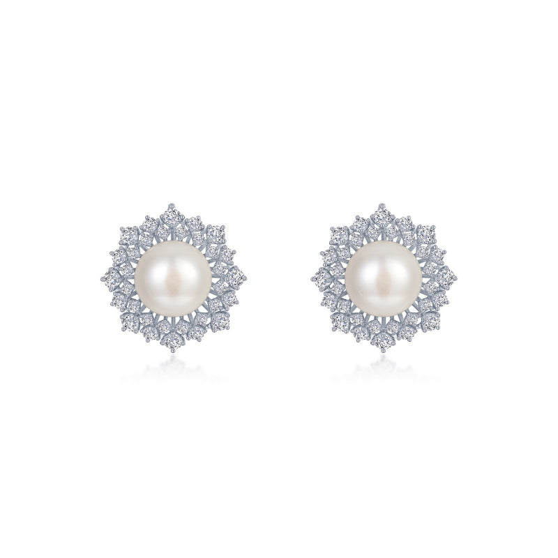 Lafonn Cultured Freshwater Pearl Earrings