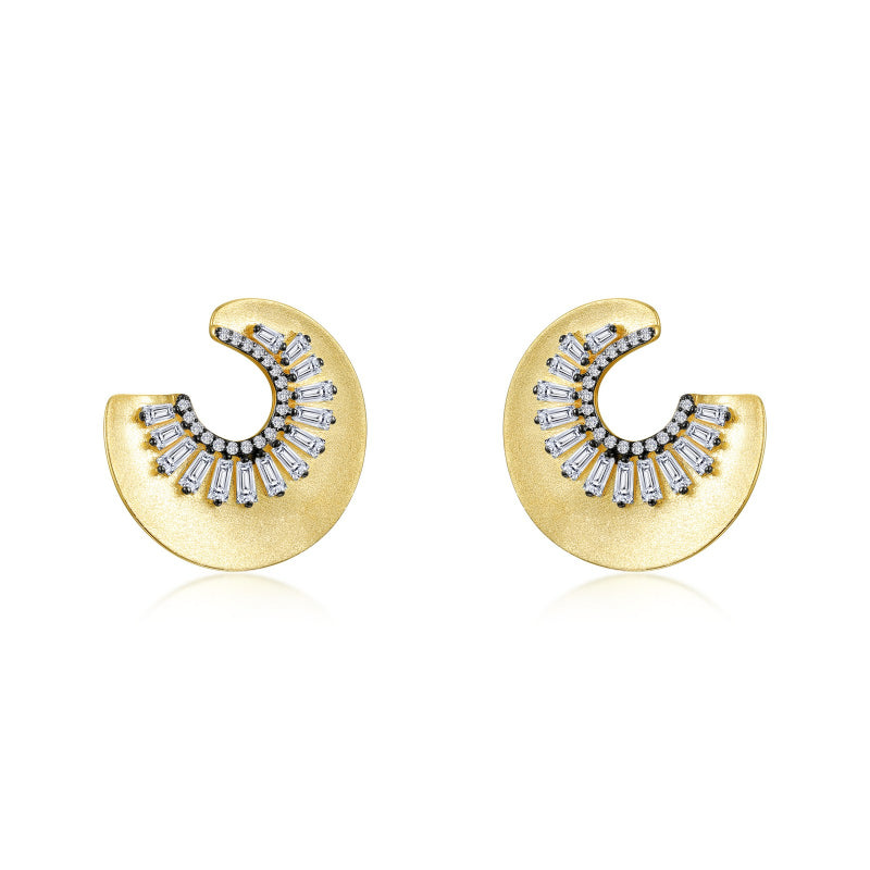 Lafonn Sunburst Stud Earrings
