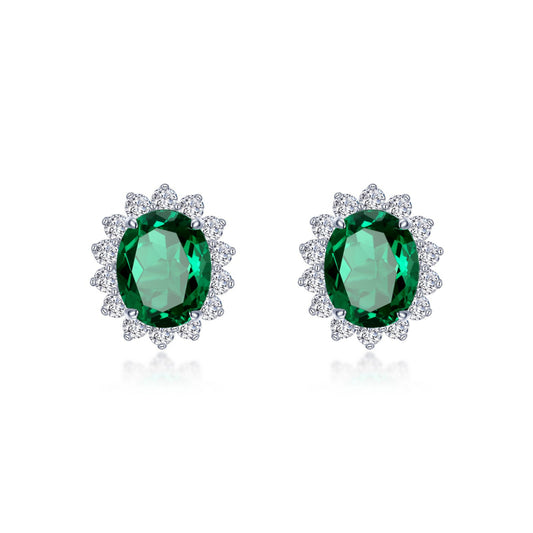 Lafonn 6.2 CTW Halo Stud Earrings