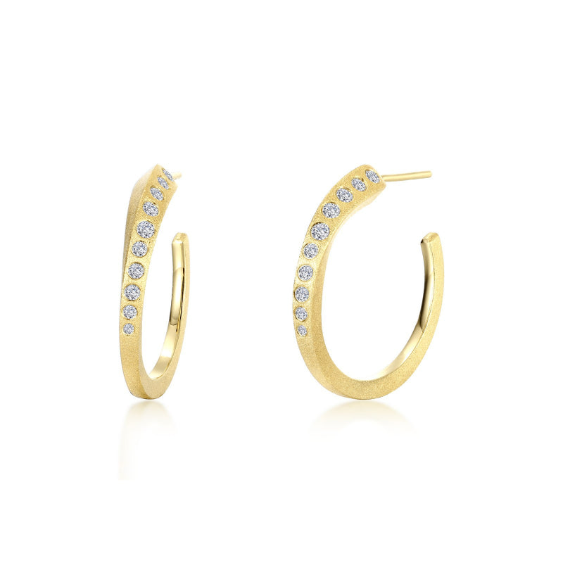 Lafonn Charming 3/4 Hoop Earrings