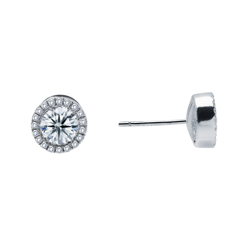 Lafonn 1.22 CTW Halo Stud Earrings