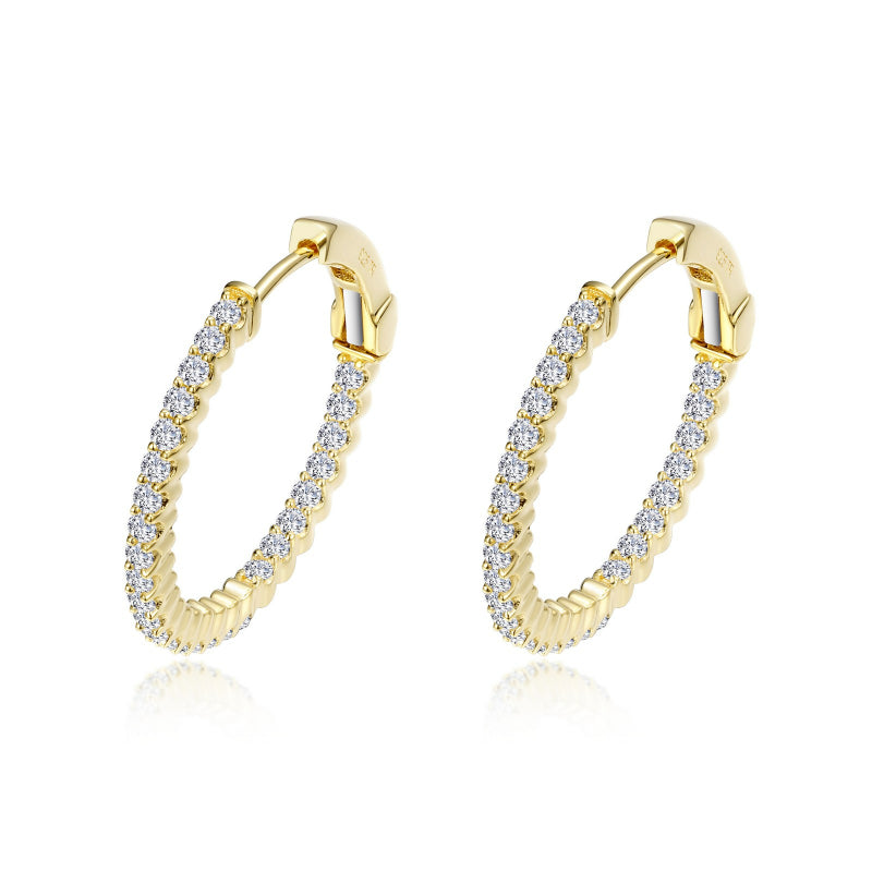 Lafonn 25 mm Hoop Earrings