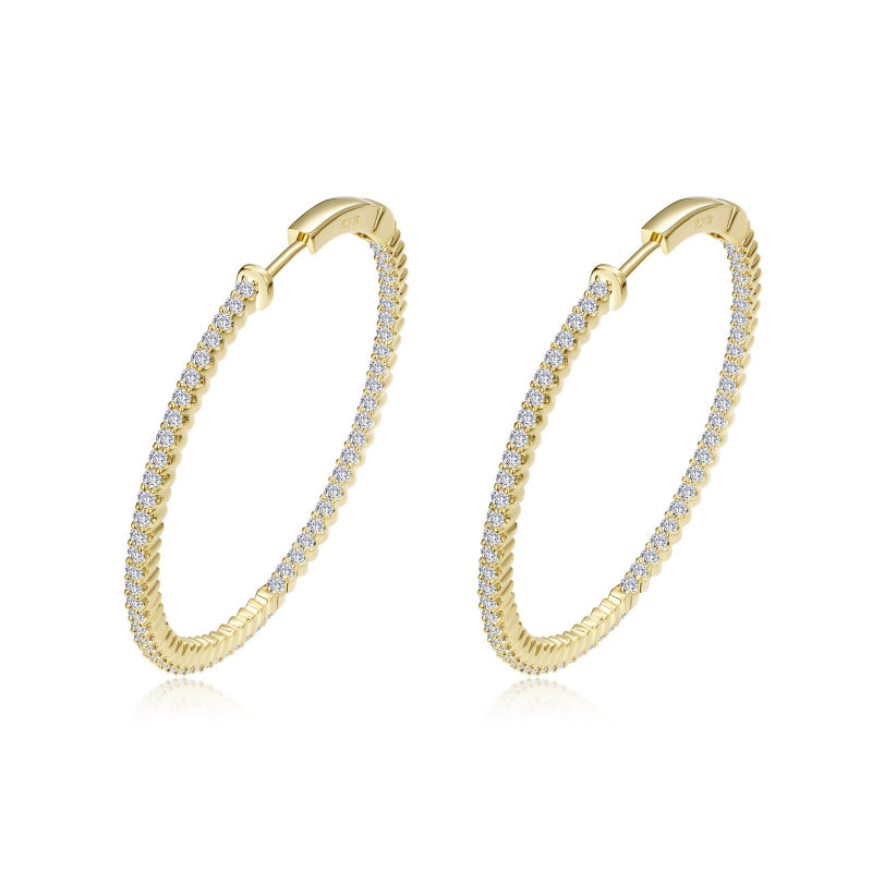Lafonn 35 mm Hoop Earrings