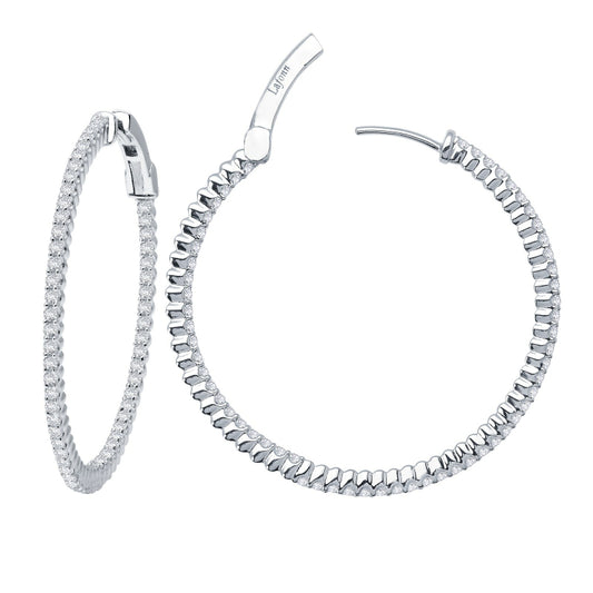 Lafonn 50 mm Hoop Earrings