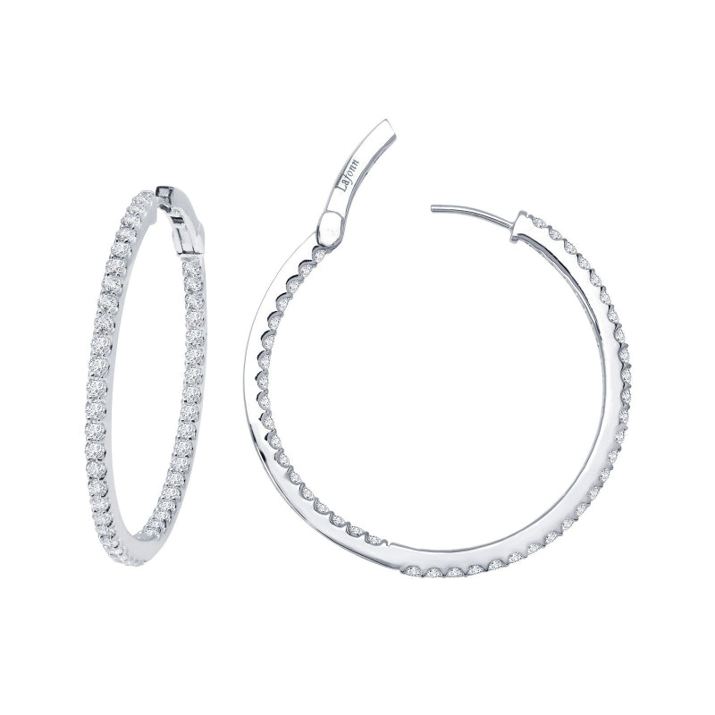 Lafonn 35 mm Hoop Earrings