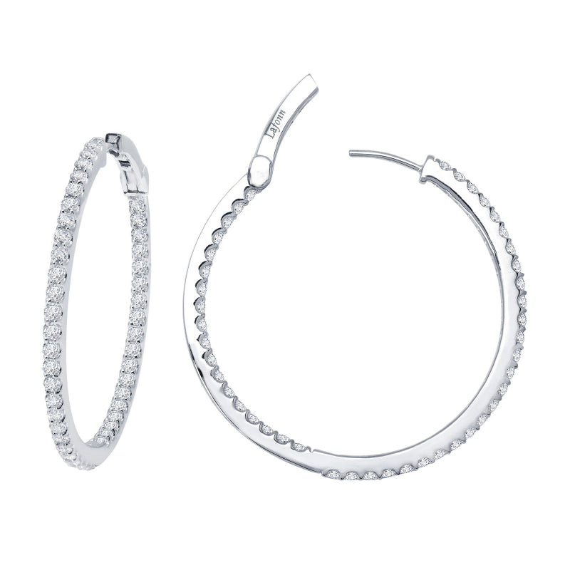 Lafonn 45 mm Hoop Earrings
