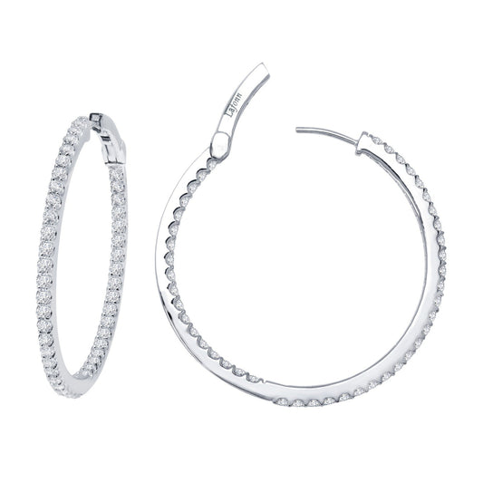 Lafonn 45 mm Hoop Earrings