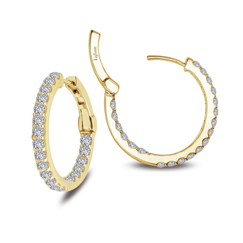Lafonn 20 mm Hoop Earrings