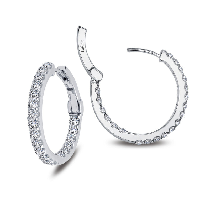 Lafonn 20 mm Hoop Earrings