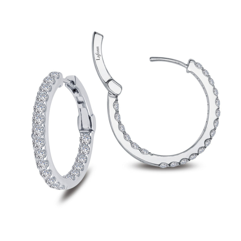 Lafonn 25 mm Hoop Earrings