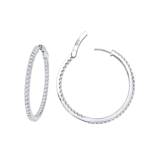 Lafonn 30 mm Hoop Earrings