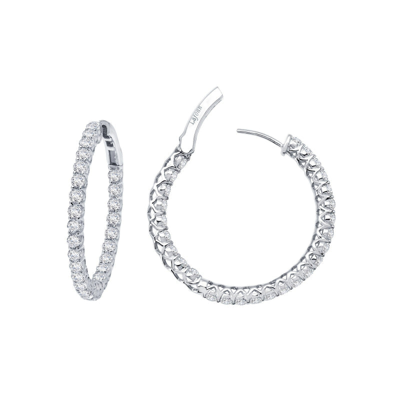 Lafonn 20 mm Hoop Earrings