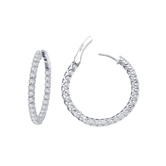 Lafonn 20 mm Hoop Earrings