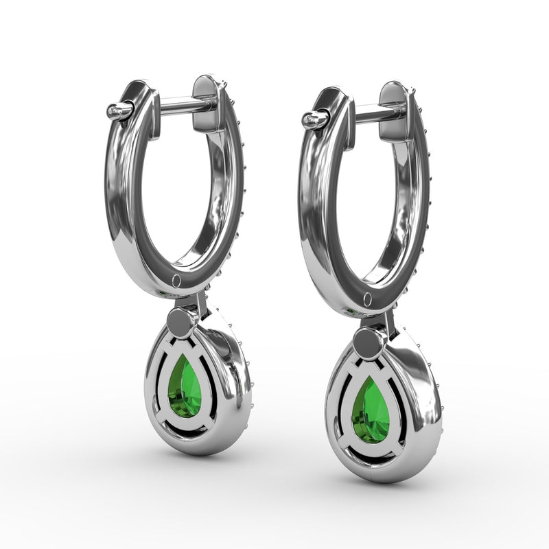 Fana Petite Teardrop Hoop Earrings