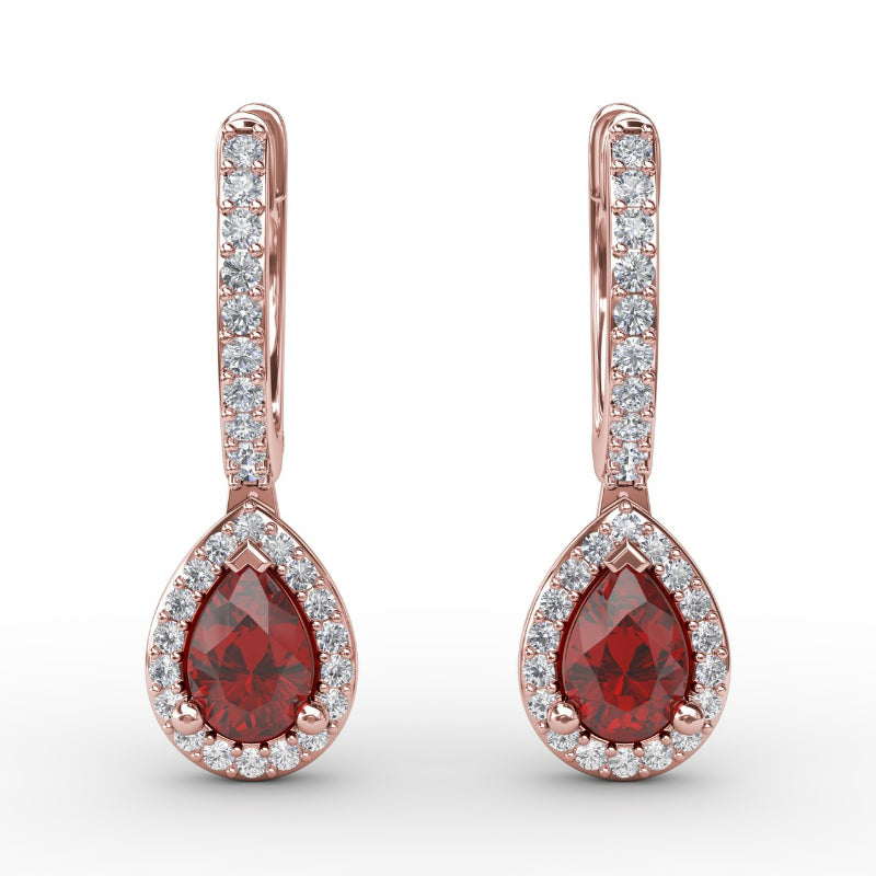 Fana Petite Teardrop Hoop Earrings