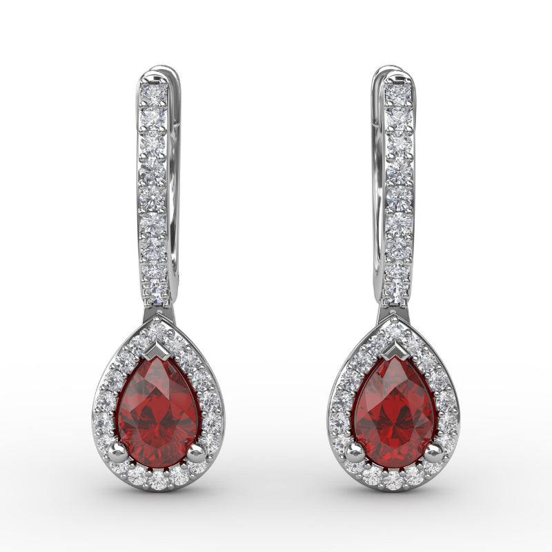 Fana Petite Teardrop Hoop Earrings