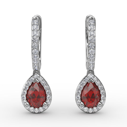 Fana Petite Teardrop Hoop Earrings