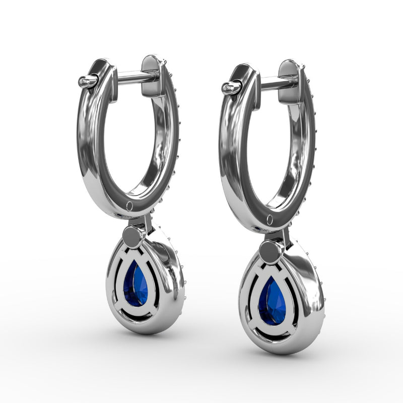 Fana Petite Teardrop Hoop Earrings