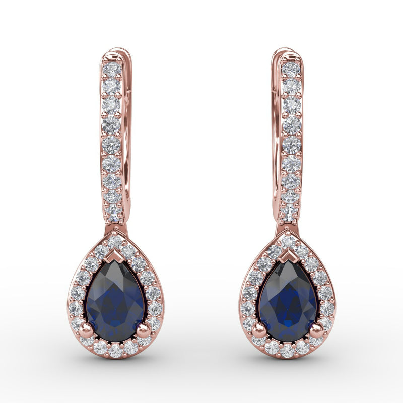 Fana Petite Teardrop Hoop Earrings