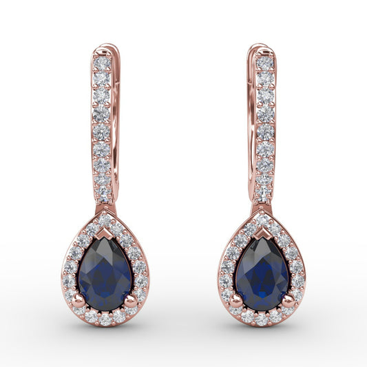 Fana Petite Teardrop Hoop Earrings