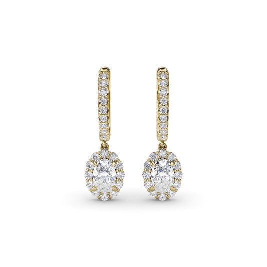 Fana Dazzling Diamond Drop Earrings