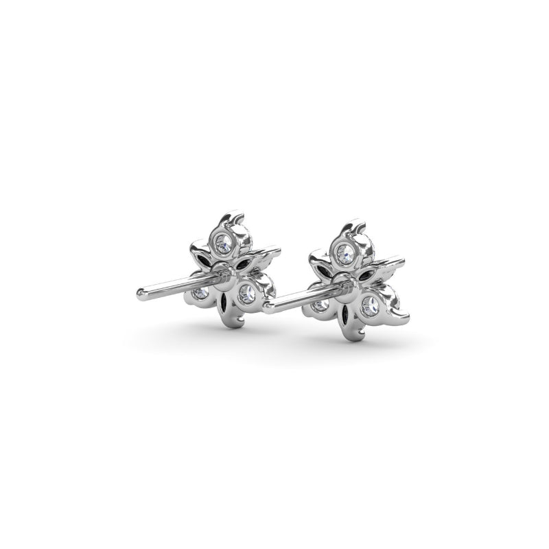 Fana Trio Stud Diamond Earrings