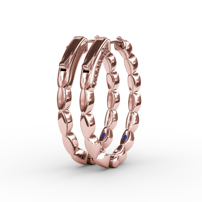 Fana Flawless Filigree Diamond Hoops