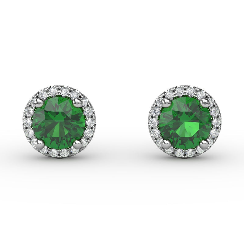 Fana Dazzling Brilliant Cut Stud Earrings