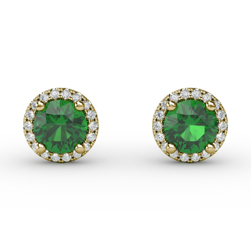 Fana Dazzling Brilliant Cut Stud Earrings