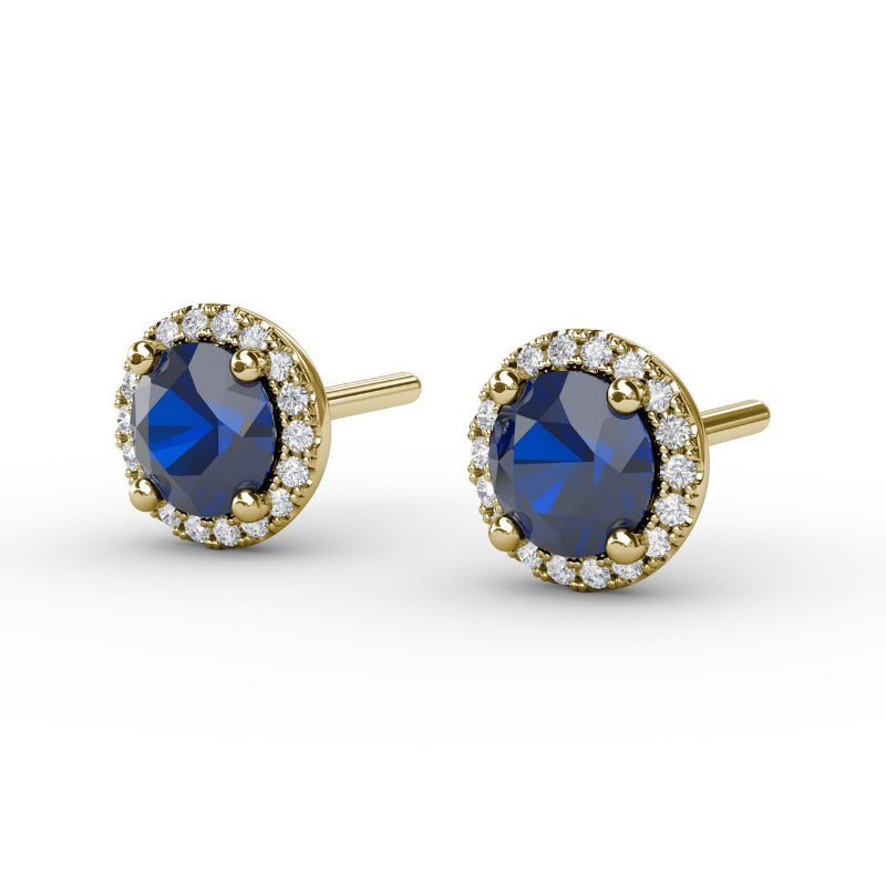 Fana Dazzling Brilliant Cut Stud Earrings