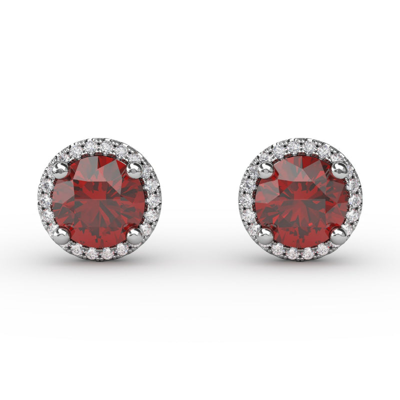 Fana Dazzling Brilliant Cut Stud Earrings