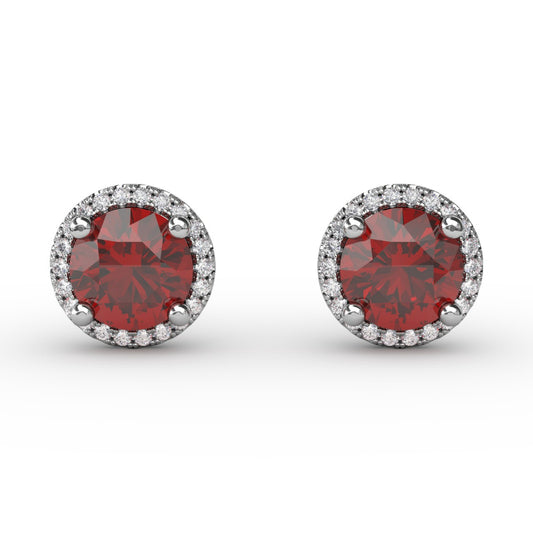 Fana Dazzling Brilliant Cut Stud Earrings