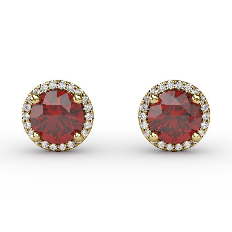 Fana Dazzling Brilliant Cut Stud Earrings
