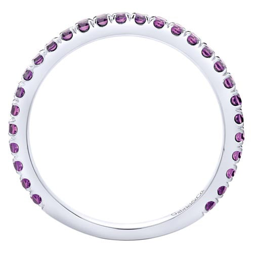 Gabriel & Co. 14k White Gold Stackable Gemstone Ring