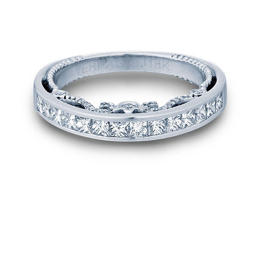 Verragio 14k White Gold Insignia Diamond Wedding Band