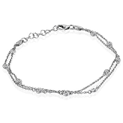 Simon G. Bracelet 18k Gold (White) 0.24 ct Diamond