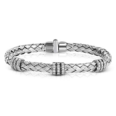 Simon G. Bangle 18k Gold (White) 0.73 ct Diamond