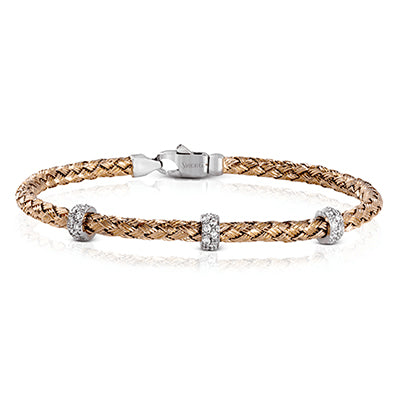 Simon G. Bangle 18k Gold (Rose, White) 0.33 ct Diamond