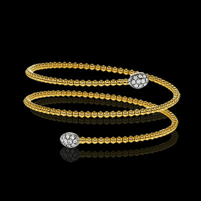 Simon G. Bangle 18k Gold (White, Yellow) 0.3 ct Diamond