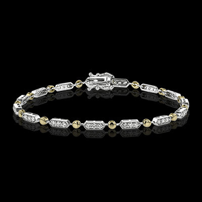 Simon G. Bracelet 18k Gold (White, Yellow) 1 ct Diamond