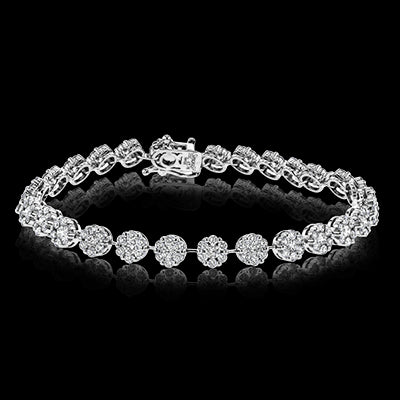 Simon G. Bracelet 18k Gold (White) 3.78 ct Diamond